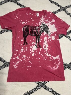 Bella + Canvas size M Graphic 'Crazy' A$$ Tee